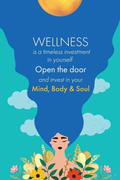 Home 7 A poster with an inspiring wellness quote